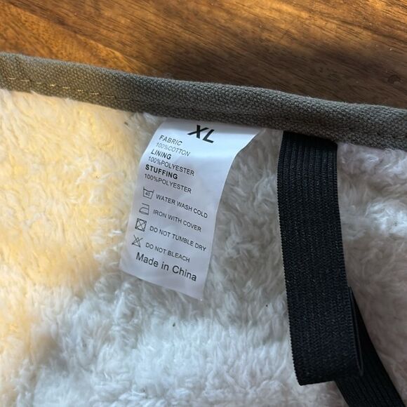 Kuoser Canvas Dog Winter Coat Reflective Fleece size XL army green - Picture 9 of 9